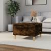 VidaXL Coffee Table Smoked Oak 55x55x36.5 Cm Engineered Wood 821081