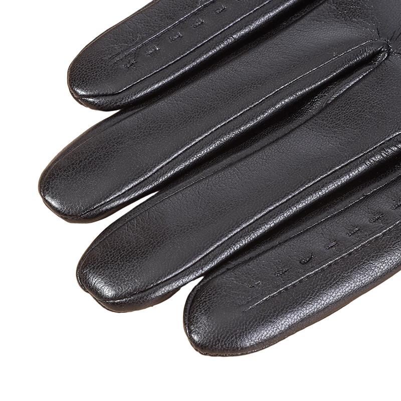 ELSYALNA Premium Wool Scarf and Lambskin Touchscreen Gloves Set