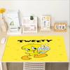 Tweety Bird Theme Mouse Pad, Non Slip Rubber Base, Multifunctional Office & Home Decor, Perfect for Workspace Personalization.