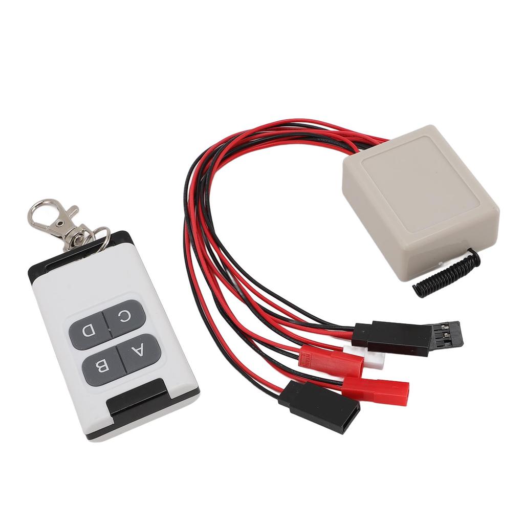 RC Model Car Winch Controller Universal Climbing Car 4 Channel Winch Light Remote Control Controller