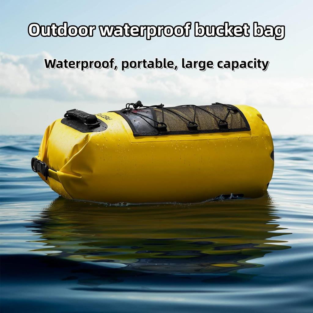 Waterproof PVC Dry Bag Backpack 30L for Kayaking Surfing Rafting Boating Trekking Drifting Swimming Outdoor Water Sports
