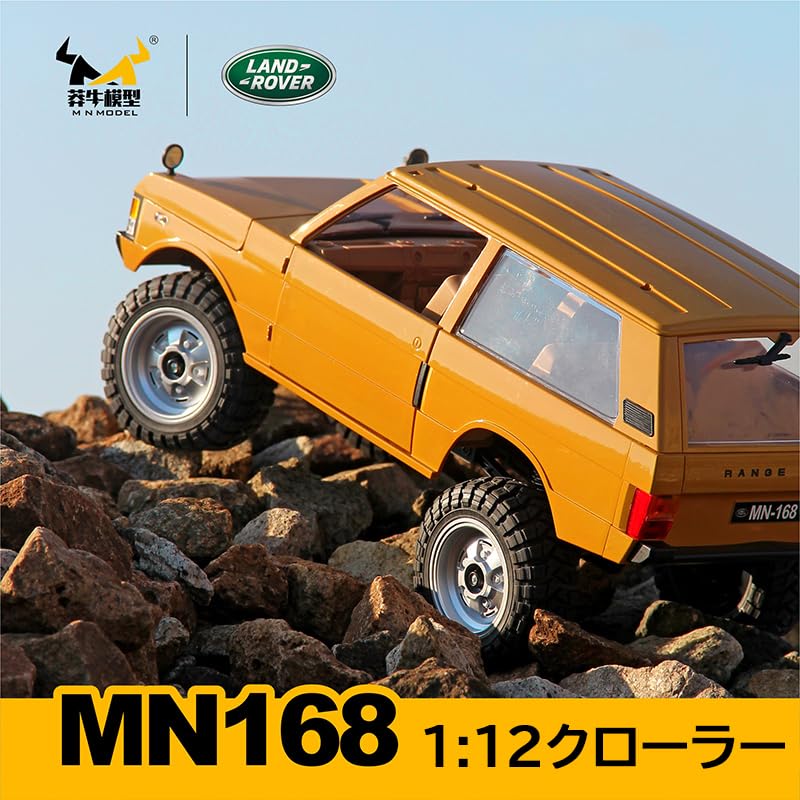 MN MODEL Scale Range Rover SUV Technically 4WD Officially Licensed Birthday Gift for Christmas Gift 112 First-Generation MN-168 Radio-Controlled