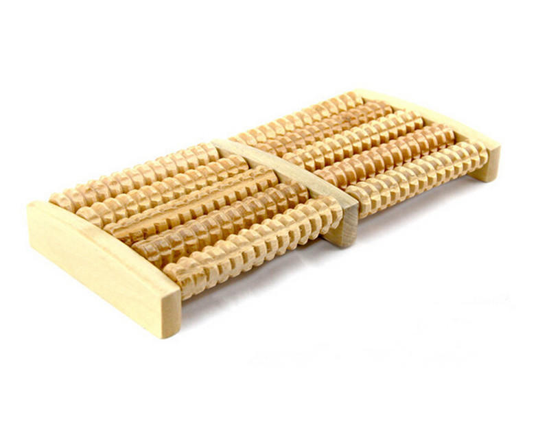 5 Raw Wooden Wood Roller Foot Massager Stress Relief Healththerapy Relax Massage