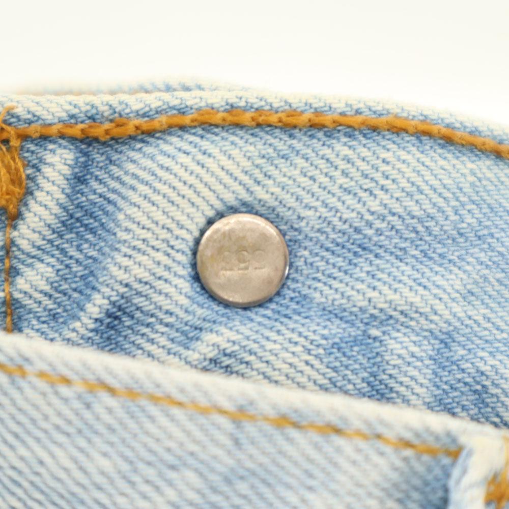 Levi's 90-е 501 Джинсы из денима старого производства в США w32 Индиго синие мужские б/у