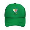 Love Who You Are Colorful Watercolor Heart Art Mesh Baseball Cap Casual Hat Outdoor  For Womens Unisex FeUnisex