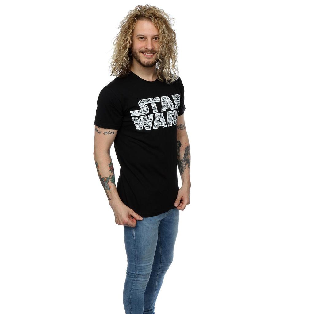 Star Wars Mens Force Awakens Stormtrooper Logo T-Shirt