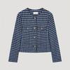  She S miSS  Check Tweed Jacket Swwjko31010 Bl