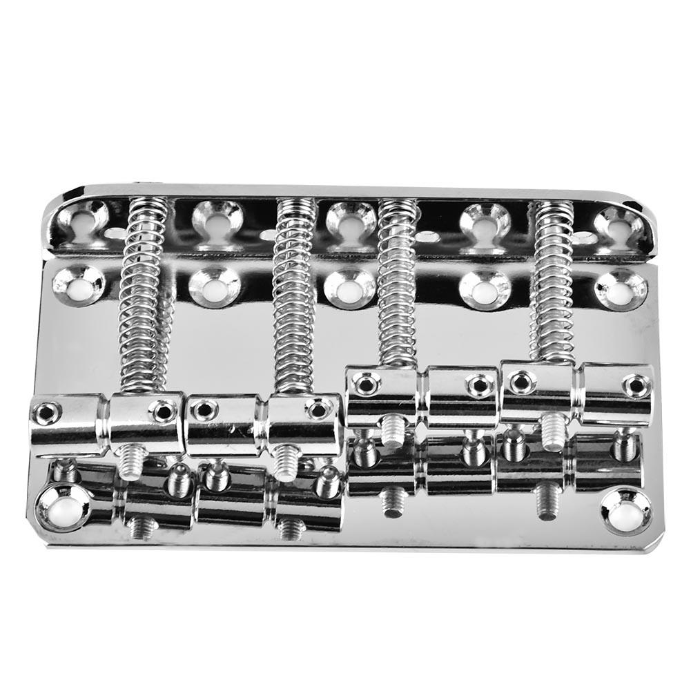 Профессиональный металлический четырехструнный басовый бридж для 4-струнной электробас-гитары