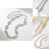 Womens Highquality Silver Waist Chain With Glossy Surface And Fashionable Design