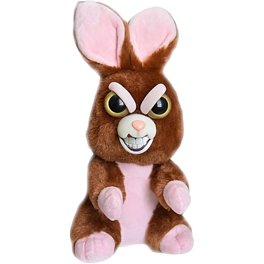 Feisty Pets Grin Bunny Plush Toy Rangs Japan Transforming Expression Soft Stuffed Animal