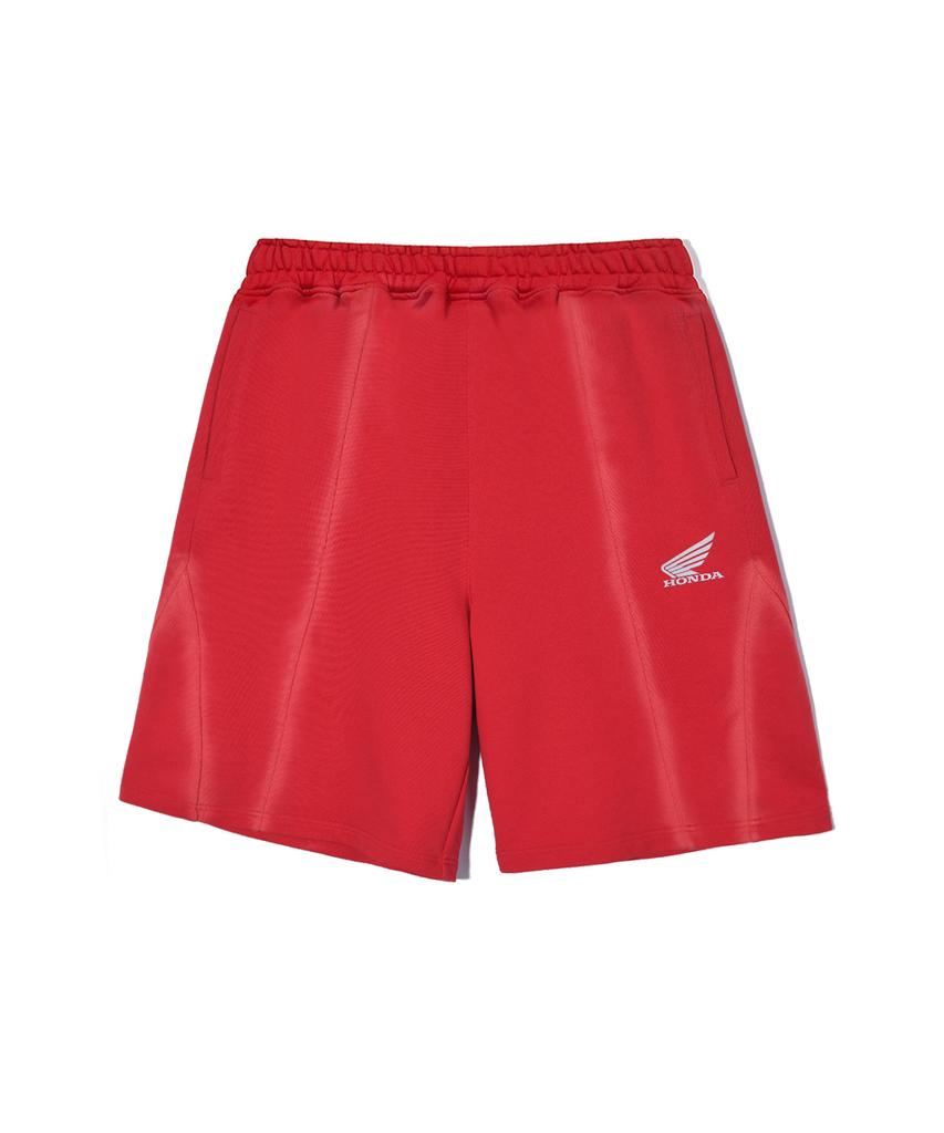 PHYPS MOTORCYCLE Vintage Cutoff Shorts Red