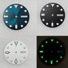 1PC 28.5mm Green Luminous Dial Watch Dial for NH36 Movement Dual Calendar Watch Faces for Men Accessories