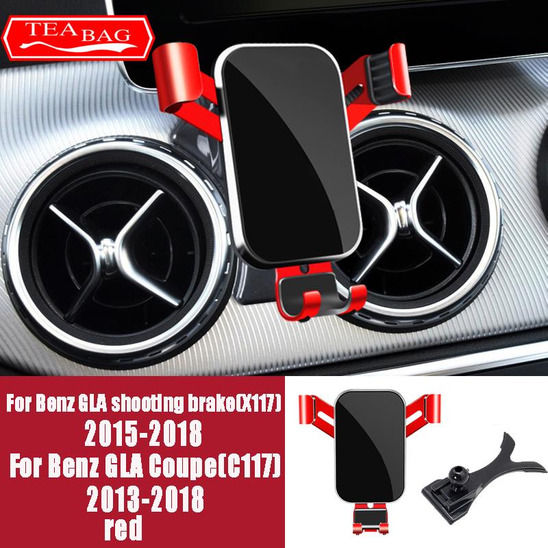 Car Mobile Phone Holder For Mercedes Benz Gla H247 X156 Cla Coupe C117 C118 X117 X118 Navigation Bracket