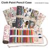 1Pcs Sketch Cloth Pencil Case 12/24/36/48/72 Holes Paint Brush Bag Pencil Roll  Painting Stationery