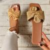 Летние женские тапочки FashionCasual Slides Женские туфли на плоской подошве Женские пляжные сандалии с открытым носком Шлепанцы для улицы Низкий каблук