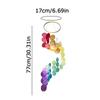 Colorful Shell Wind Chimes Outdoor Holiday Gift Capiz Shell Homestay Wall Hanging Memorial Wind Chimes Garden Ornaments