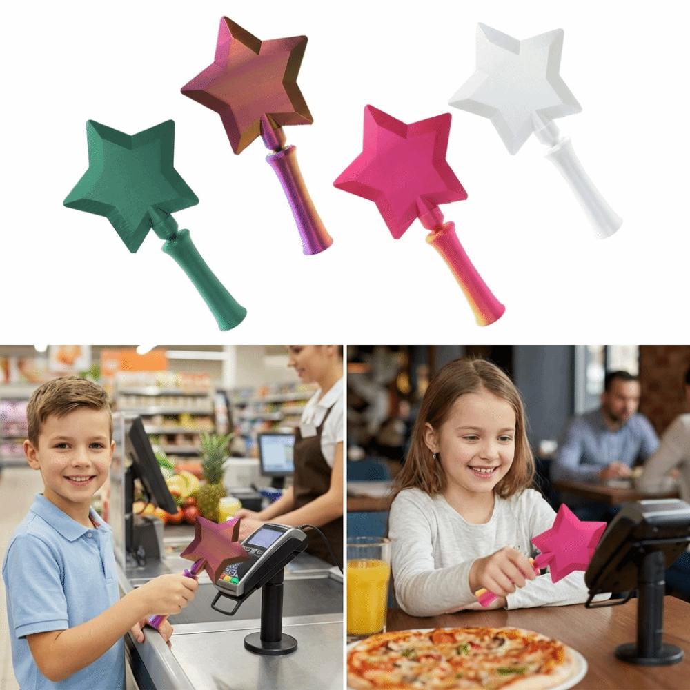 Creative Contactless Payment Sleeve Portable Star Magic Wand Holder  Gift for Girls