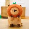 Soft Persimmon Capybara Stuffed Animal Toy Bedroom Decor Gifts Collectible