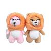 Adorable Plush Toy Cute Cartoon Bear Keychain With Soft Short Plush Fabric