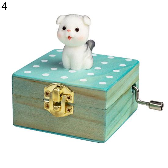 Полезная Деревянная Музыкальная Шкатулка Очаровательная Изысканная Деревянная Музыкальная Шкатулка с Гравировкой
