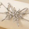 Beach Accessories Gold Metal Waist Belt Hollow Butterfly Double-layer Belly Chain Tassel Women's Belt