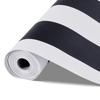 Peel and Stick Wallpaper, 45cm x 15m Contact Paper Black White Modern Geometric Waterpoof Self Adhesive, Easy to Clean Wall Decorative Vinyl Roll for