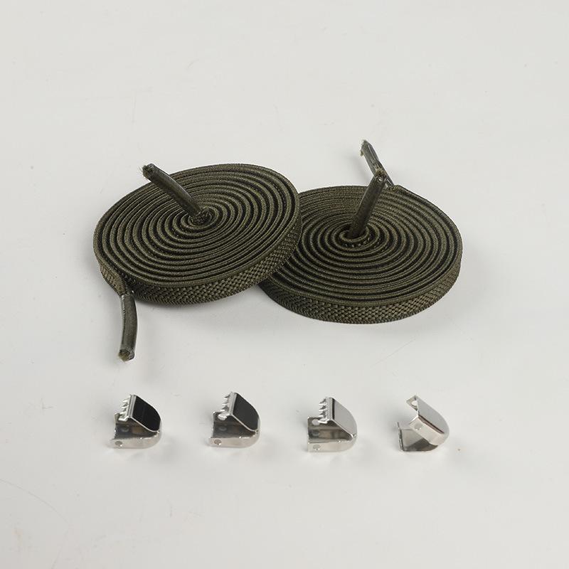 1 пара шнурков без завязок, эластичные шнурки, уличные кроссовки для отдыха, быстрые безопасные шнурки на плоской подошве для детей и взрослых, унисекс, ленивые шнурки