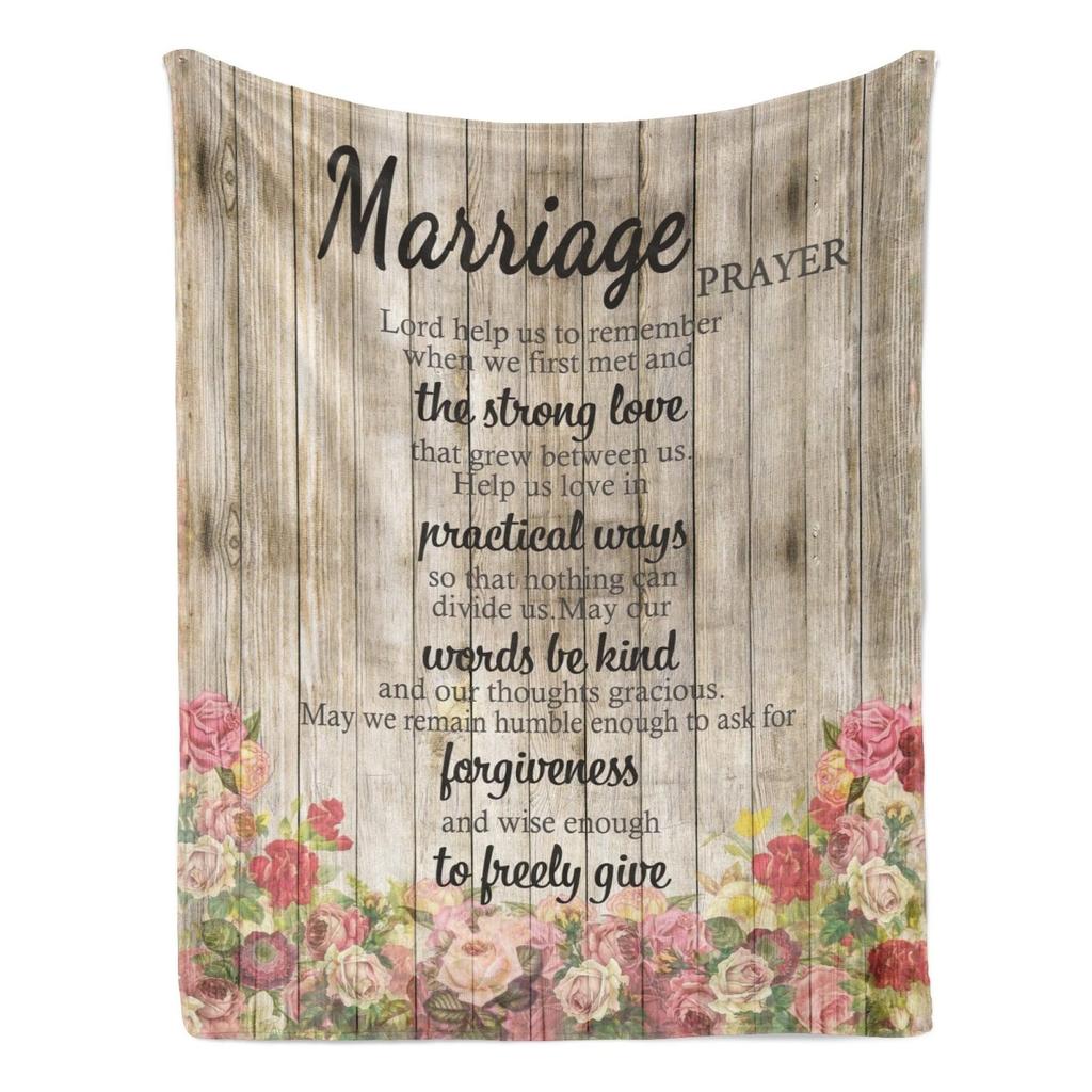 Wedding Blanket Wedding Gift Flannel Blanket Air Conditioning Blanket Nap Blanket Flannel