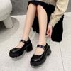 Туфли Мэри Джейн на платформе, туфли на высоком каблуке, женская обувь в японском стиле, винтажные туфли-лодочки, женская обувь для студенток, zapatos de mujer