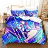 Anime Project SEKAI Hoshino Ichika Bedding Set Boys Girls Twin Queen Size Duvet Cover Pillowcase Bed Kids Adult Customizable