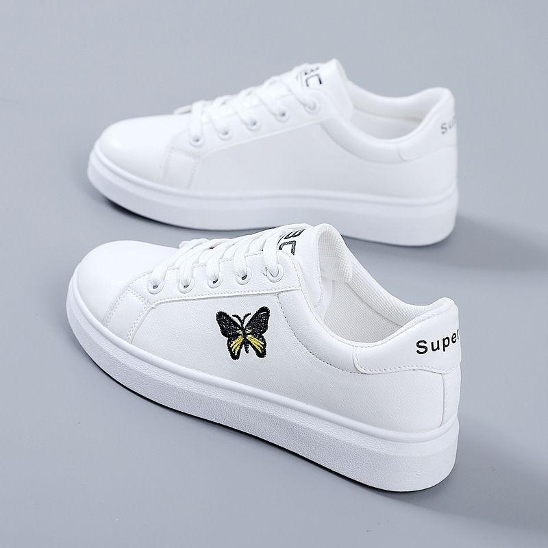 Korean Casual Sports Women's Shoes Athletic Sneakers New Arrival 2024 Trends Ladies Footwear Comfortable and Elegant 39 Walking