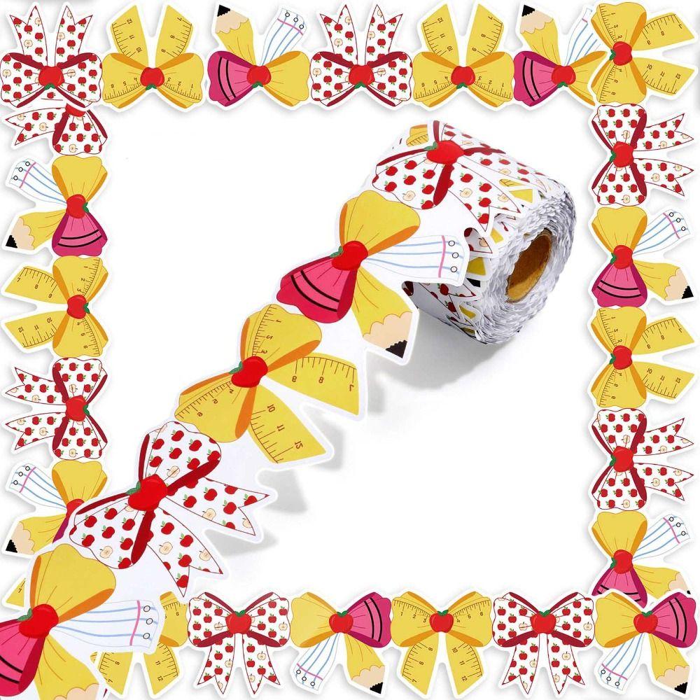 Self-Adhesive Bulletin Board Trim Blackboard Decorative Stickers for Classroom Decorations