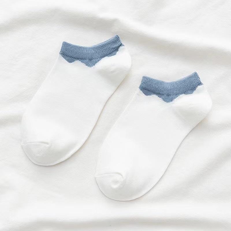 6 пар женских носков на весну и лето, на четыре сезона, в полоску, в клетку, модный тренд, простые и удобные, в спортивном стиле