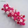 UFlower 50/100 см Искусственный шелковый цветочный дорожка Универсальный декор для свадебного фона Вечеринки Центральный элемент стола Сцены Домашний декор