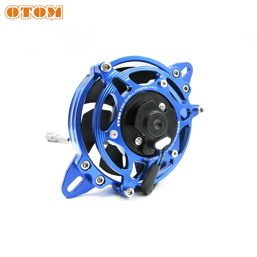 OTOM 200cc 250cc 300cc Motorcycle Cooling Fan 120mm Dirt Pit Bike Motocross ATV Quad Oil Cooler Water Radiator Electric 12V