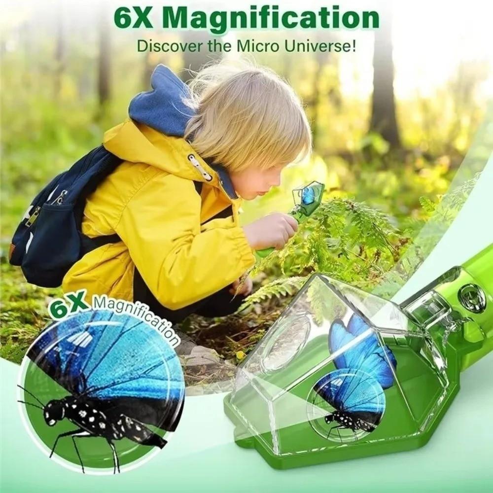 Safe Release Mechanism Handheld Insect Trap Multifunctional Bug Catcher  For Children