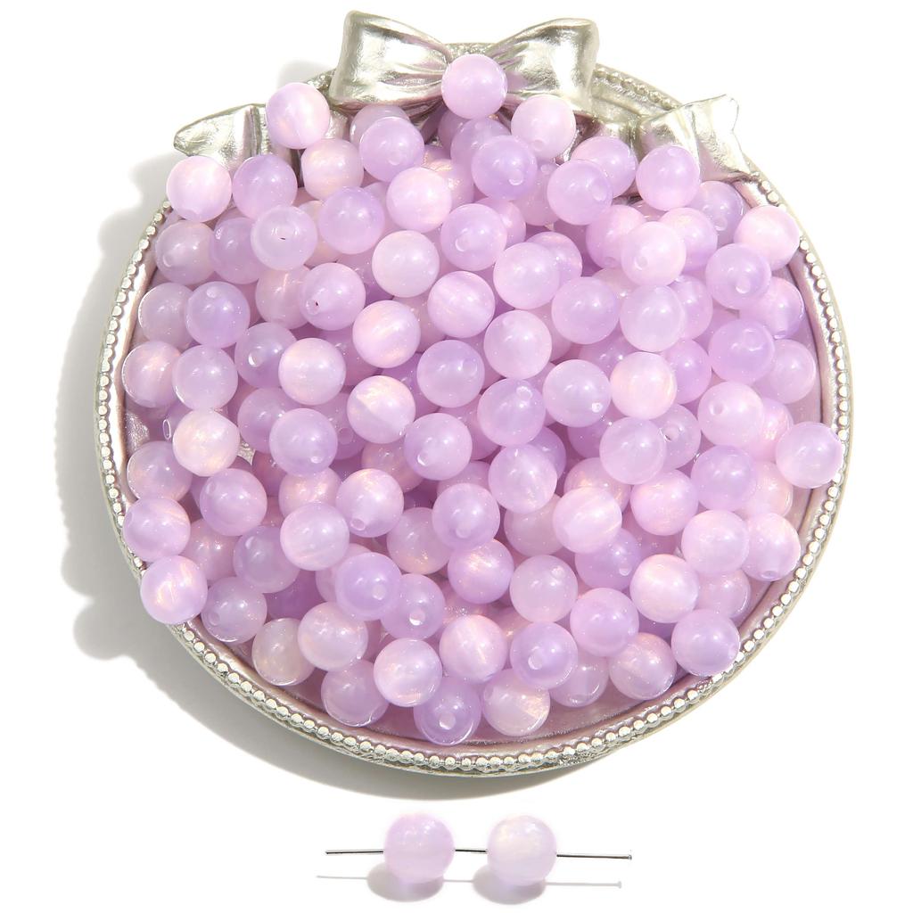 10-50 шт., бусины из смолы ручной работы, золотая фольга, бусины «кошачий глаз» для ожерелья, браслета, сережек, изготовления ювелирных изделий, бусины