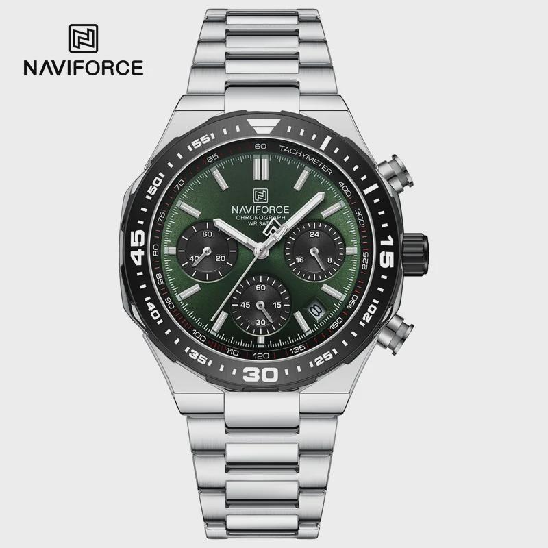 Luxury Analog Watches Steel Waterproof Classic Quartz Wristwatches Fashion Watch Men Chronograph Calendar Male Clock Gifts