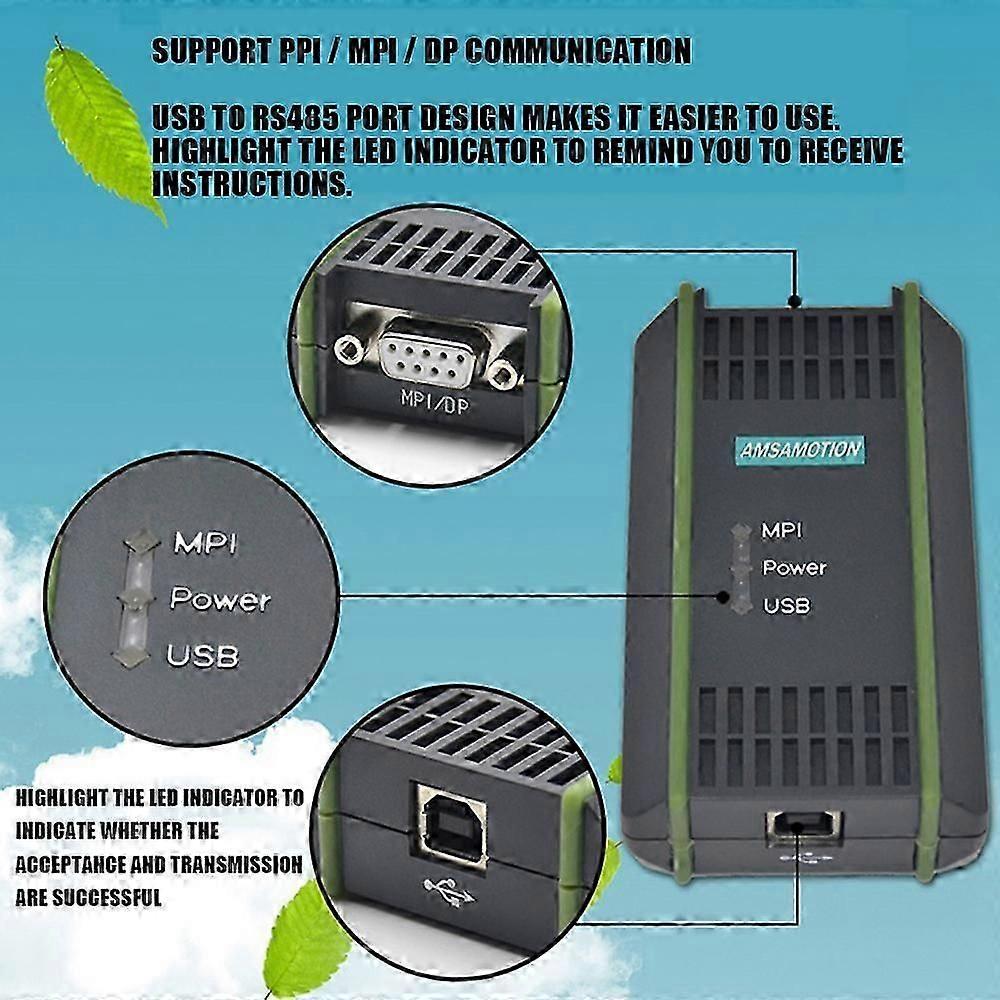 USB-кабель для программирования ПЛК S7-200/300/400 RS485 Profibus MPI Связь Замена 6ES7972-0CB20-0XA0