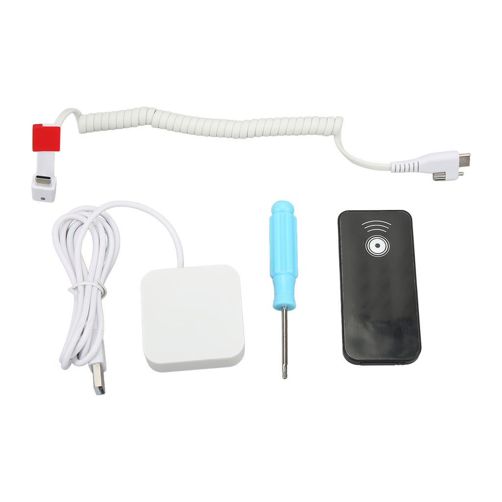 Anti Theft Cell Phone Holder Security Display Stand with Charging Function Burglar Alarm for Camera