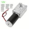 DC 12V Червячный мотор-редуктор, Высокий крутящий момент, Самоблокирующийся, 8-мм D-образный вал, Различные обороты для поворотного стола и привода дверцы шкафа