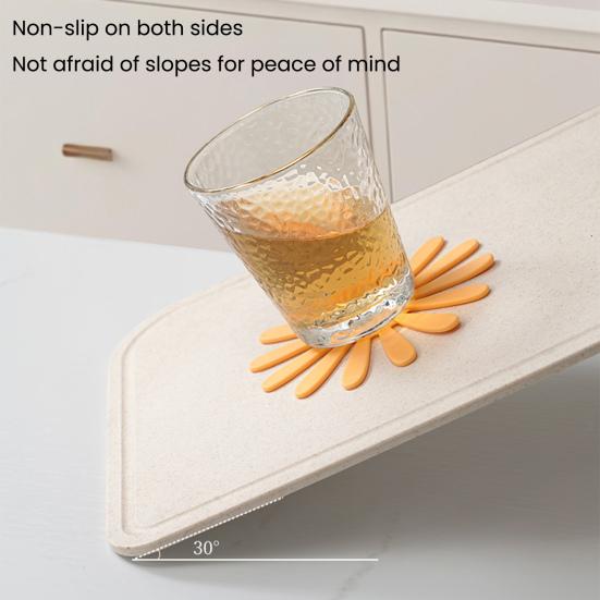 1 Набор Подставка под цветы Термостойкая Подставка с цветочной тематикой Защита от ожогов Кухонная столешница Подставка под кастрюлю сковороду Чашка для кофе чая Украшение обеденного стола