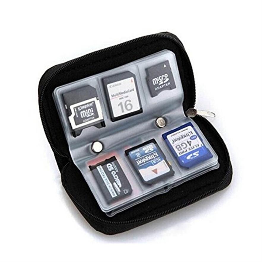 Arrival SD SDHC MMC CF Micro SD Memory Card Storage Carrying Pouch Case Holder Wallet