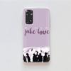 Чехол BT10 BTS Bangtan Boys для Samsung A04 A14 A23 A34 A54 M23 M33 M52 M53 Realme 10 9 C30S C35 C55 VIVO Y02S Y21 Y33S Y51 X80 Pro Прозрачный чехол