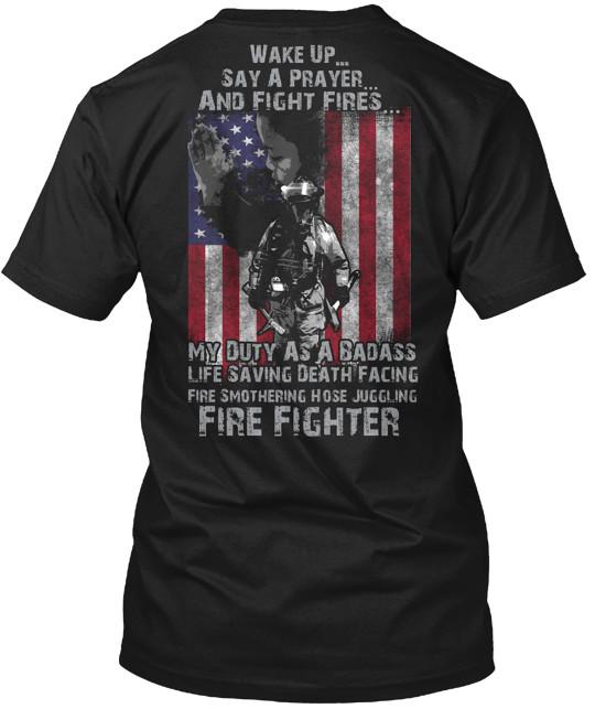FIRE FIGHTER S PRAYER T-Shirt Size S-4XL