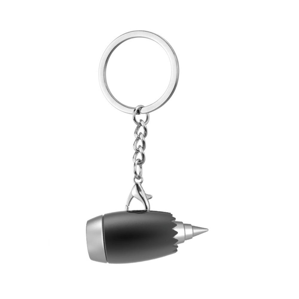 Cellphone Charm Aircraft Engine Key Chain Bag Decorative Mini Jet Engine Aviation Academy