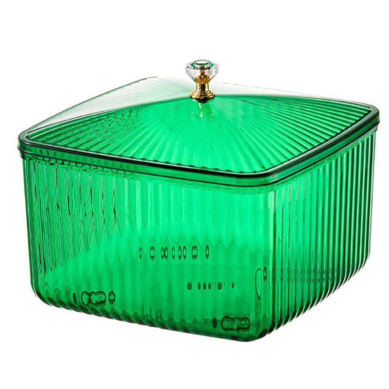 Блюдо для закусок с крышкой, большая емкость, прозрачное сервировочное блюдо, многоцелевой контейнер, пластиковая тарелка для печенья, орехов, сухофруктов, еды