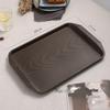 A1 Imitation Wood Grain Plastic Rectangular Tea Tray