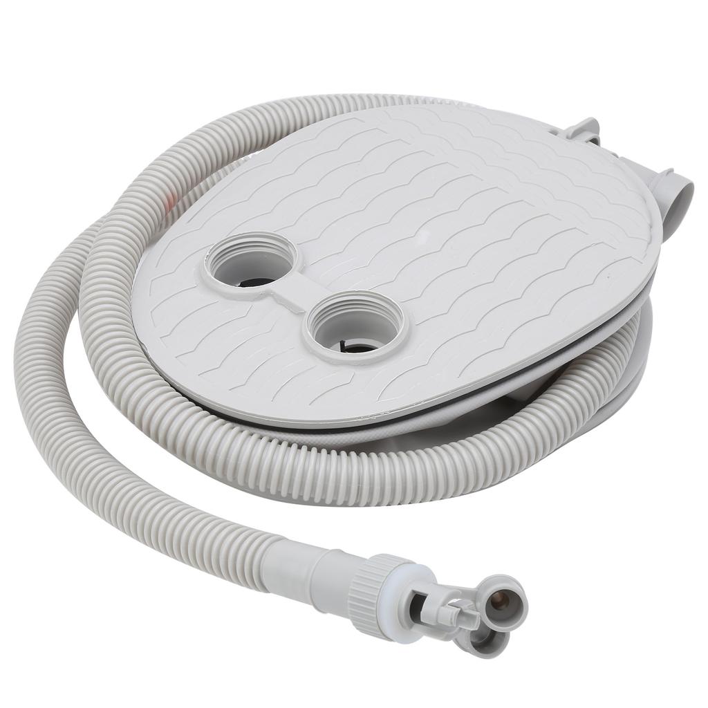 XL Foot Air Pump Portable Inflator with 3 Size Connection Nozzles for Inflatable Boats