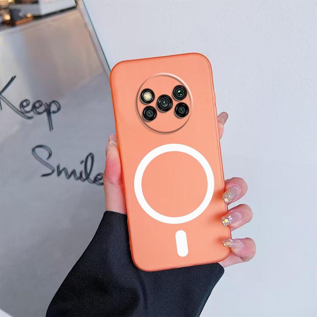 Чехол для Xiaomi POCO X3 Pro, NFC Премиальный Магнитный Матовый Защитный Чехол для Телефона